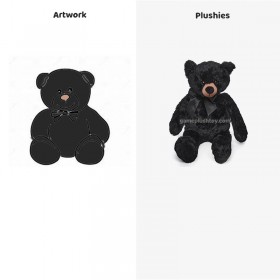 Stuffed Animal Black Bear Teddy - Your Cuddly Companion