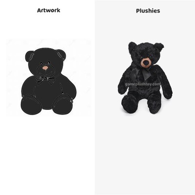 Schwarzer Bär als Kuscheltier – Ihr treuer Begleiter