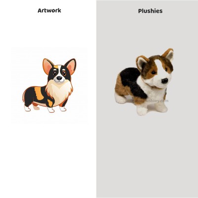 How to get Tri Colored Corgi Dog Plush