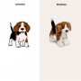 Peluche de perro beagle Bernie: tu adorable compañero