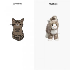 Grey Tabby Cat Stuffed Animal Your Adorable Feline Companion