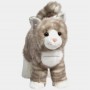 Gato atigrado gris de peluche: tu adorable compañero felino
