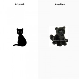 Schwarze Katze als Stofftier – Ihr bezaubernder Katzenfreund