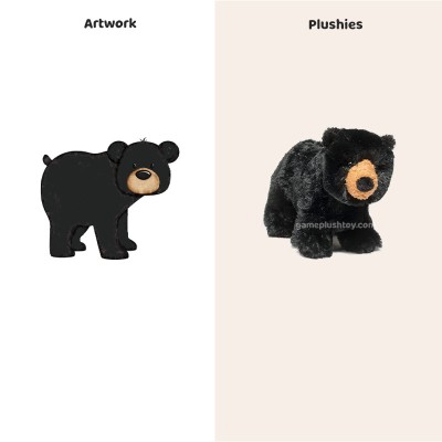 Ours en peluche noir votre compagnon douillet et câlin Ours en peluche noir