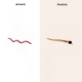 Wild Onez Snake Animals : Votre serpent en peluche doux et glissant