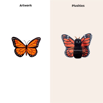 DOS Asins puestos en 1: Delicia de peluche de mariposa