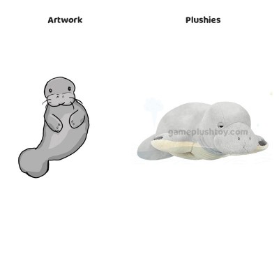 Custom Marine Animal Plush Safe & Eco-Friendly Manatee Plush