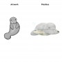 Custom Marine Animal Plush Safe & Eco-Friendly Manatee Plush