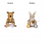 Australian Wildlife Plush Gift OEM 5 Pcs Unisex Kangaroo