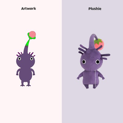 custom cute pikmin plush purple supplier