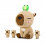 Peluche de capibara y rana de peluche para baby shower