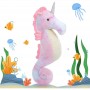 Großes Seepferdchen-Plüschtier, Regenbogen-Kuscheltier für Kinder
