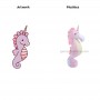 Large Seahorse Plush Toy Rainbow