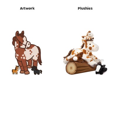 Spotted Horse Plush Toy
