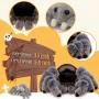 Riesige, gruselige Plüsch-Spinnenfamilie – Halloween-Kuscheltiere für schaurig-schöne Partygeschenke
