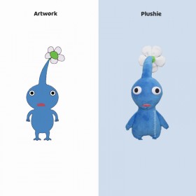 Blue Pikmin Plush with Detailed Embroidered Features