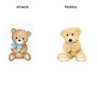 Petits ours en peluche de haute qualité pour enfants et baby shower