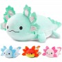 Hochwertiges Axolotl-Plüschtier-Set mit Mutter und Baby