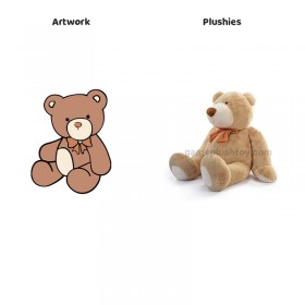 卸売ぬいぐるみサプライヤー 5フィート ライトブラウン スーパーソフト ジャイアント テディベア コットン ぬいぐるみ ガールフレンドや子供へのギフト