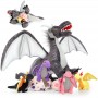 how to find Large Dinosaur Plush 7pcs Set Mommy Dragon with 4 Baby