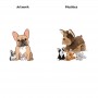 Soft Stuffed Dog Toy French Bulldog by Toyard