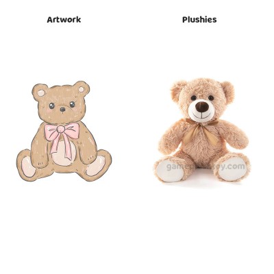 Valentinstag-Teddybär, 35 cm, niedlicher, weicher Plüschteddybär, Kuscheltier