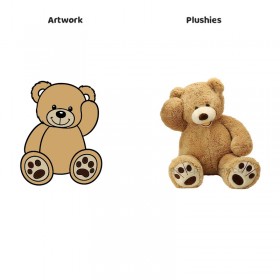 Ours en peluche géant de 99 cm, unisexe, en coton PP super doux avec de grandes empreintes de pas how to get Giant Teddy Bear Plush 39-Inch