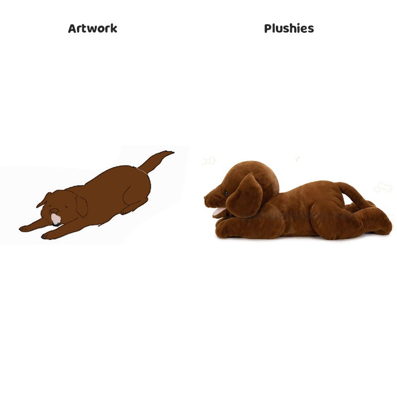how to get Dark Brown Plush Labrador Toy