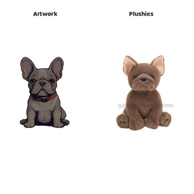 French Bulldog Plush Soft Stuffed Animal
