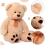Riesiger Teddybär, 1,20 m groß, weiches Baumwollplüschtier, ideal für Babypartys und andere Feiern