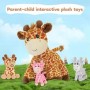 Beruhigendes Giraffen-Plüschtier, sensorisches Kuscheltier für Kleinkinder, Einschlafhilfe und Geschenk für Kinder