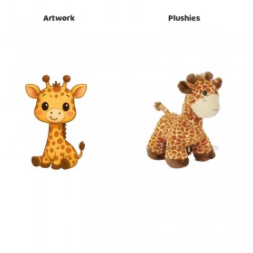 Beruhigendes Giraffen-Plüschtier, sensorisches Kuscheltier für Kleinkinder, Einschlafhilfe und Geschenk für Kinder