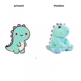 Niedliches Dino-Geschenk, neues Design, emotional beruhigende Gewichtsperlen, blauer Stegosaurus-Plüschtier