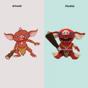 custom soft wind waker makar plush toy gift for kids
