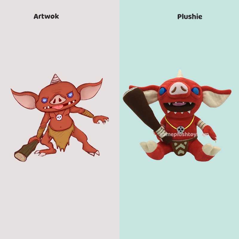 custom soft wind waker makar plush toy gift for kids