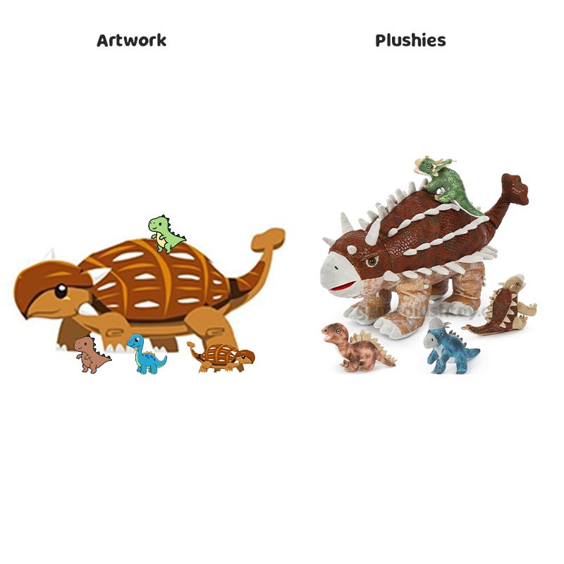 Ankylosaurus Plush Toy