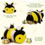 Glow Plush Bee Toy Adorable Night Light by china