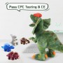 Premium-Dinosaurier-Geburtstagsgeschenk: Beliebtes weiches Plüschtier, Jurassic Park, kuscheliger Dilophosaurus