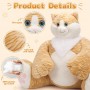 Giant Ginger Cat Plush Toy Cuddly Gift by china