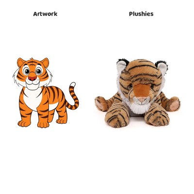 Plush Tiger Toy Jungle Zoo Animal Soft toy