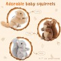 how to buy Squirrel Plush Toy Mom & 3 Baby Squirrels