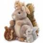 how to get Squirrel Plush Toy Mom & 3 Baby Squirrels