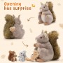 how to find Squirrel Plush Toy Mom & 3 Baby Squirrels