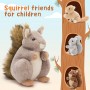 where to find Squirrel Plush Toy Mom & 3 Baby Squirrels