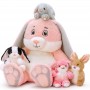 how to get Care Bear Cuddly Toy 5Pcs 18inch Mother Rabbit & Baby Bunny Plush