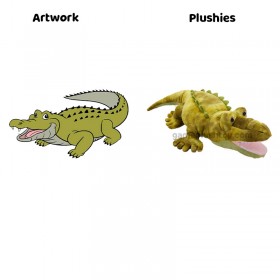 Juego de 5 mini peluches de caimán con cocodrilo, rana, pato y más. how to get Alligator Plush Set 5pc