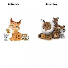 how to get Lynx Plush 5-Piece Bobcat Stuffed Animals