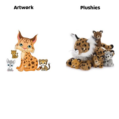 how to get Lynx Plush 5-Piece Bobcat Stuffed Animals