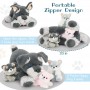 how to find Schnauzer Dog Plush with 3 Baby Puppies