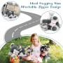 Schnauzer Dog Plush with 3 Baby Puppies by china